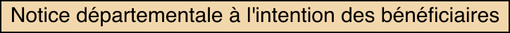 Notice départementale à l'intention des